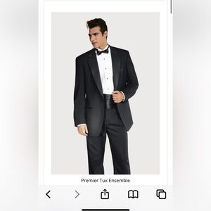 Young Mans Black Tuxedo - Stage Accents
34S